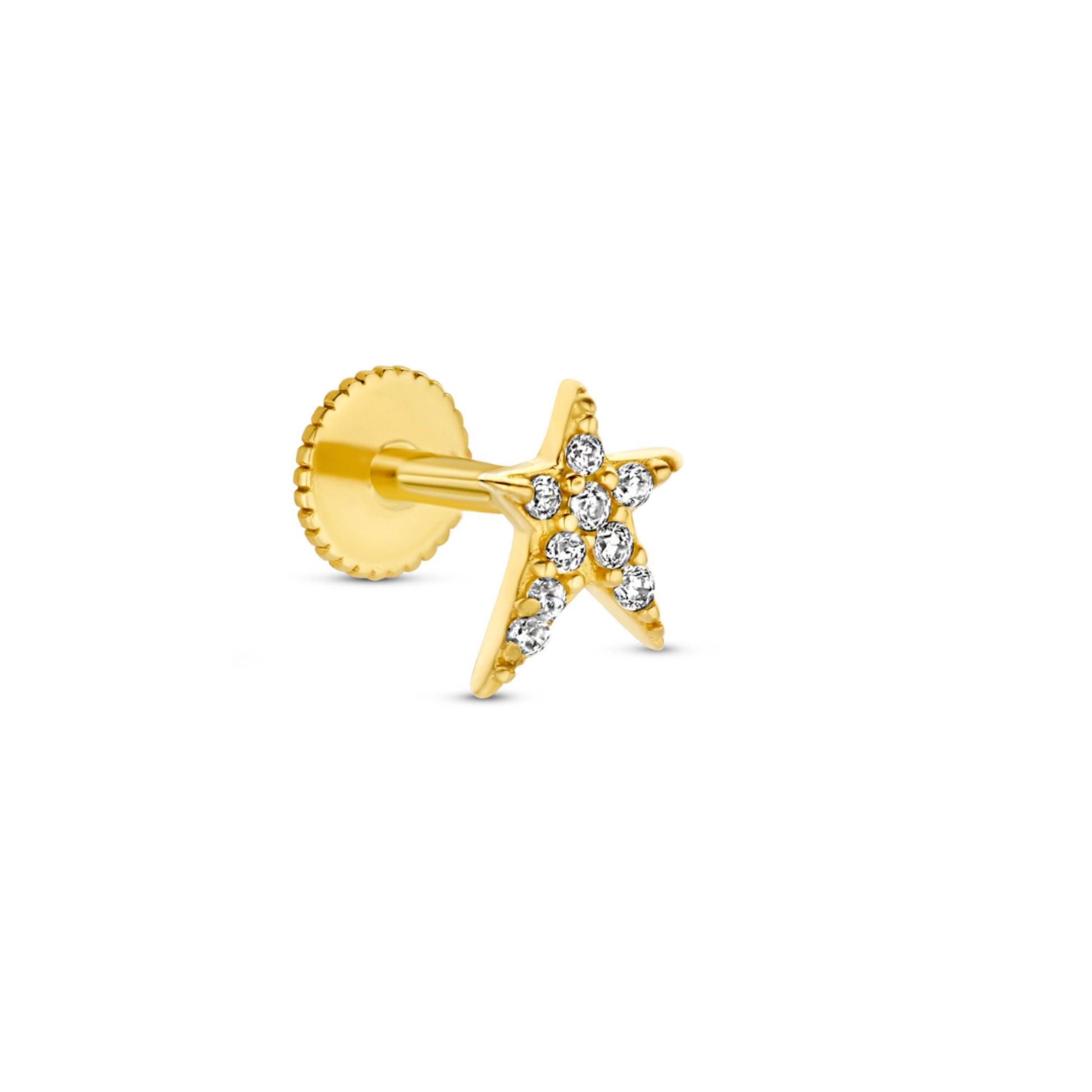 Navigli Isidora 9 karat gold piercing - Beloro jewels