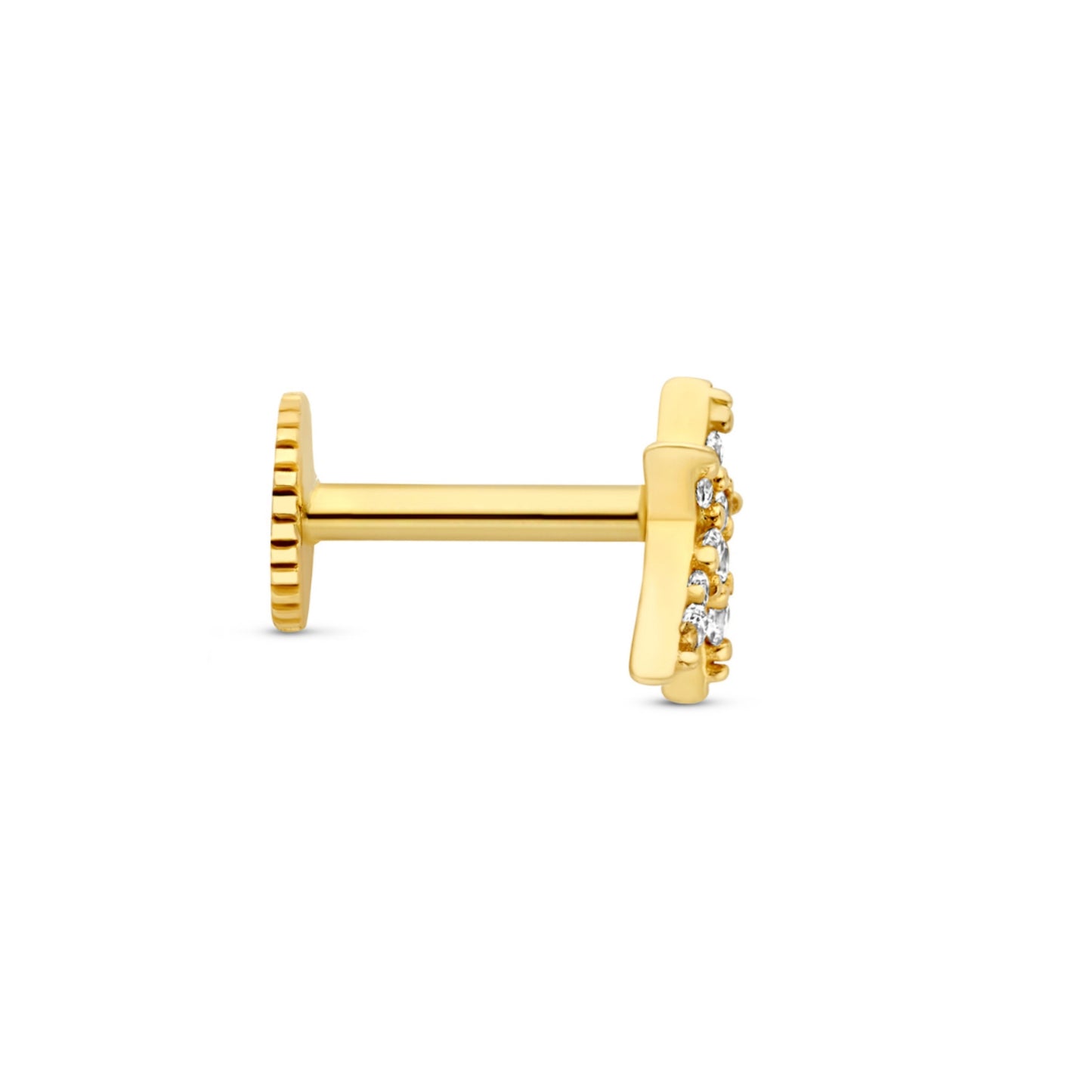 Navigli Isidora 9 karat gold piercing - Beloro jewels