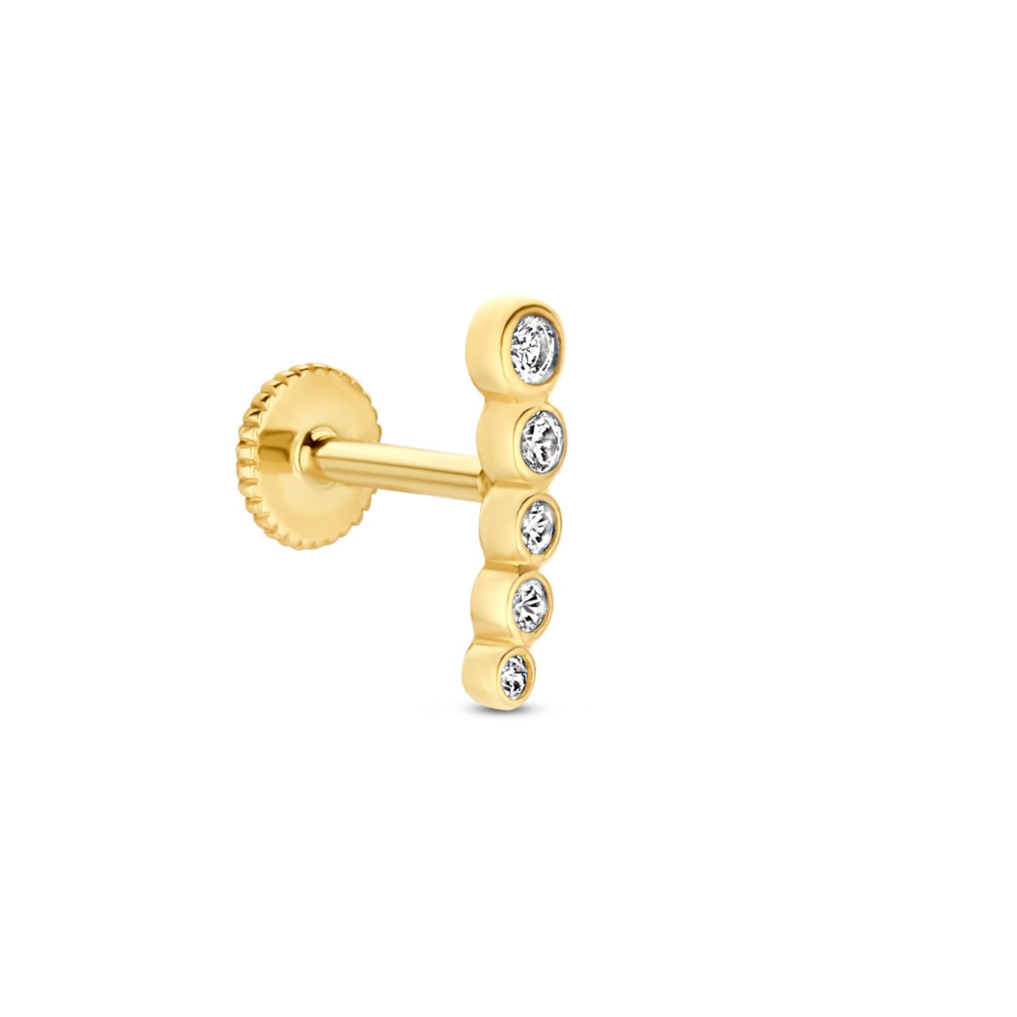 Navigli Isidora 9 karat gold piercing - Beloro jewels