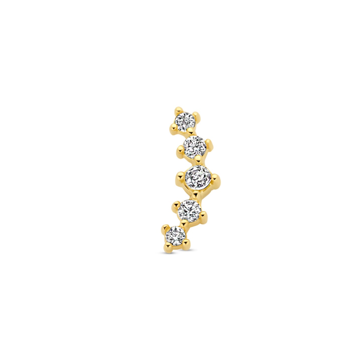 Navigli Isidora 9 karat gold piercing - Beloro jewels