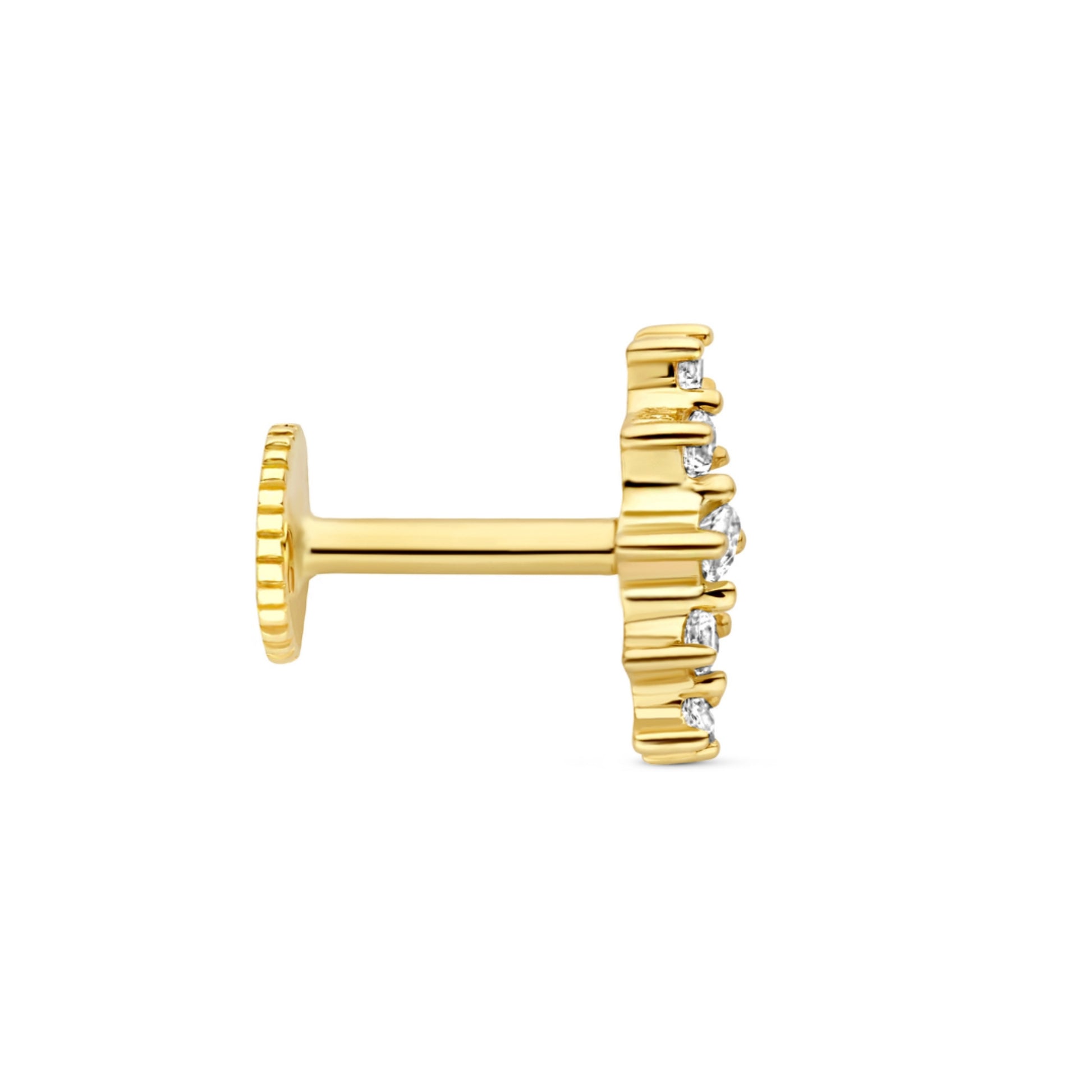 Navigli Isidora 9 karat gold piercing - Beloro jewels