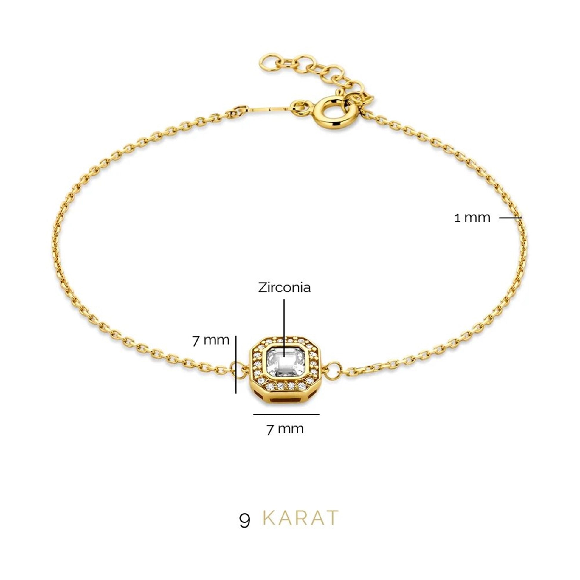 Regalo d'Amore 9 karat necklace and bracelet gift set - Beloro jewels