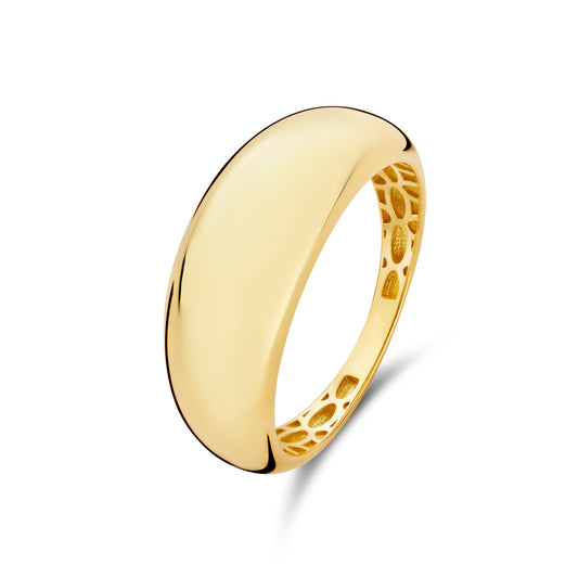 Della Spiga Dome 9 karat gold ring - Beloro jewels