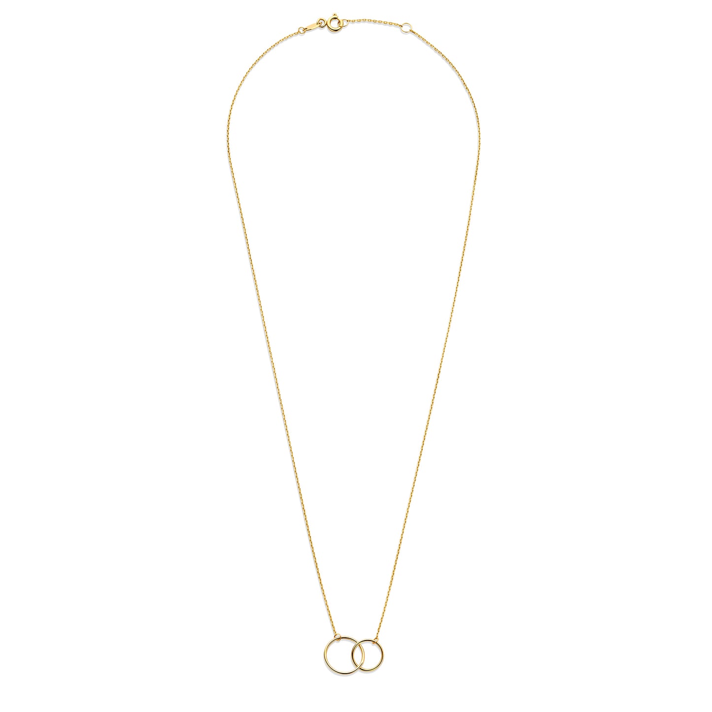 La Rinascente Assane 9 karat gold necklace with ring - Beloro jewels