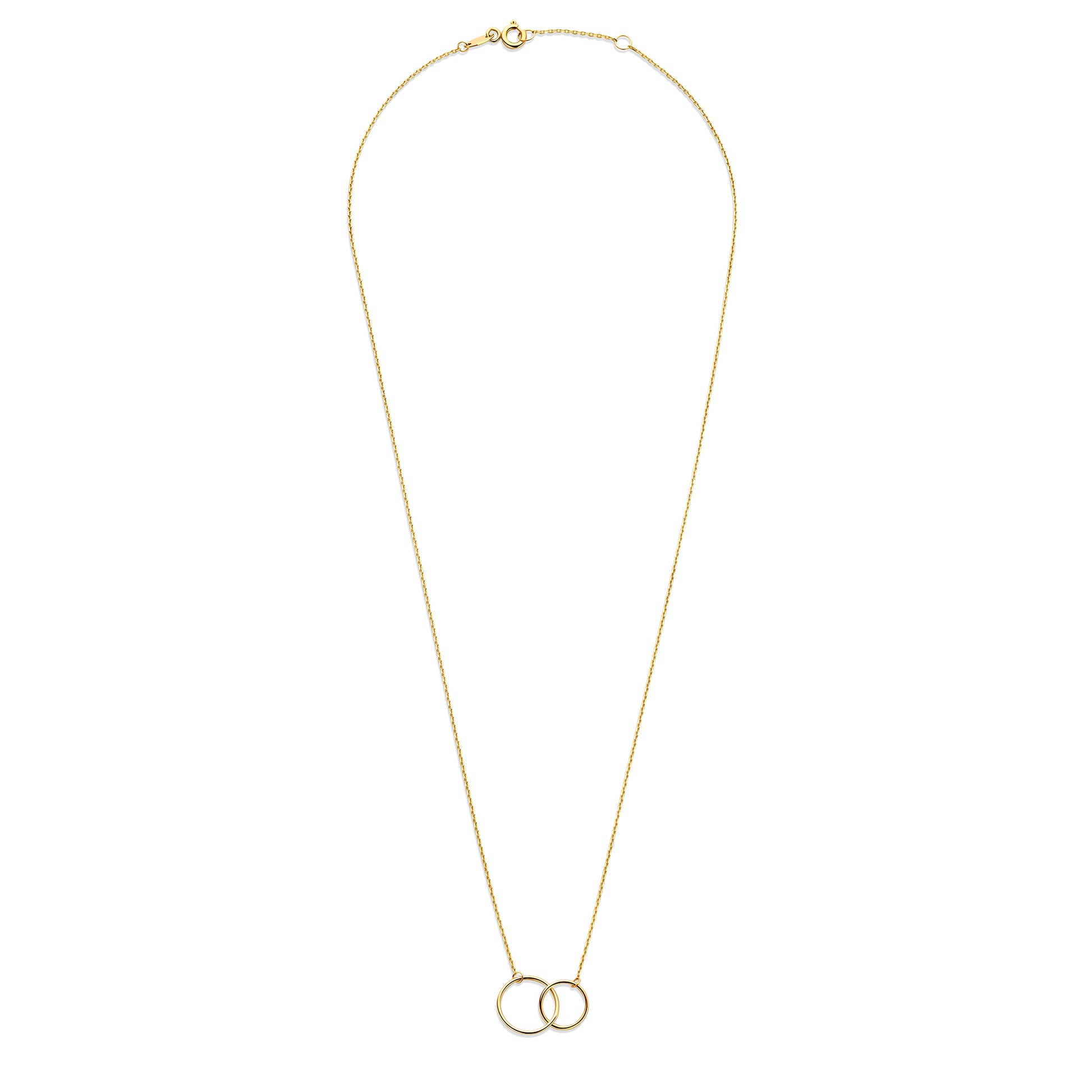 La Rinascente Assane 9 karat gold necklace with ring - Beloro jewels