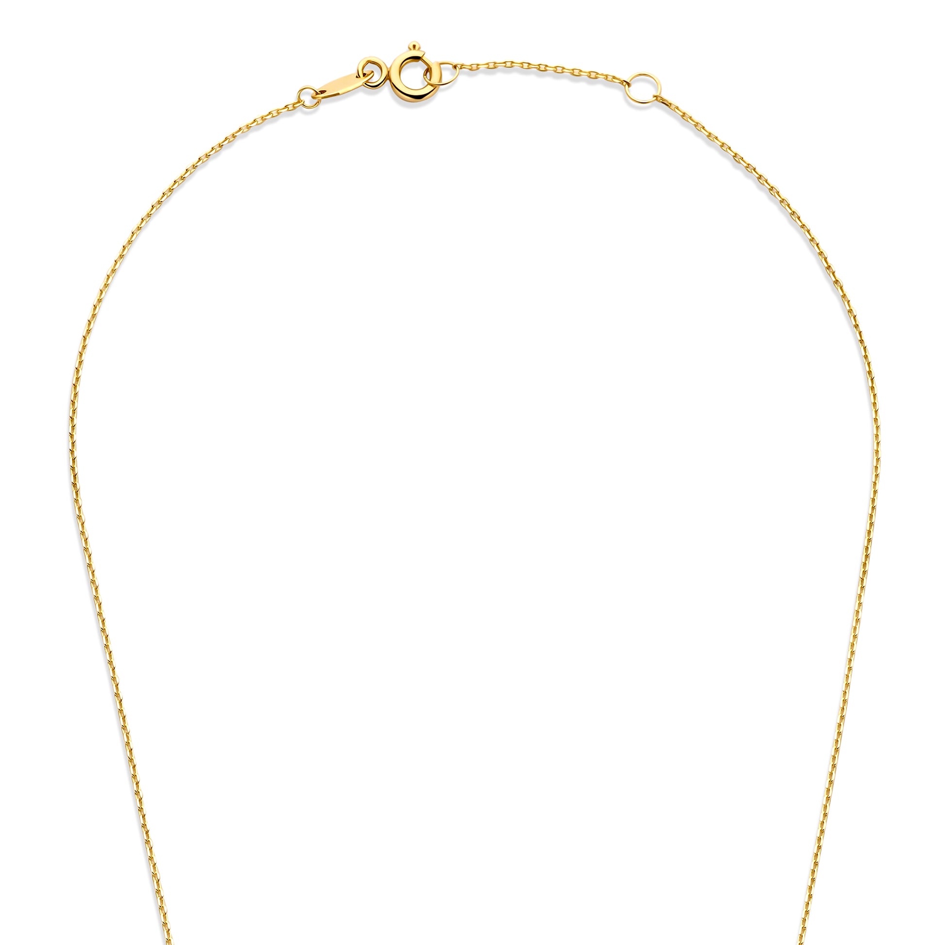 La Rinascente Assane 9 karat gold necklace with ring - Beloro jewels