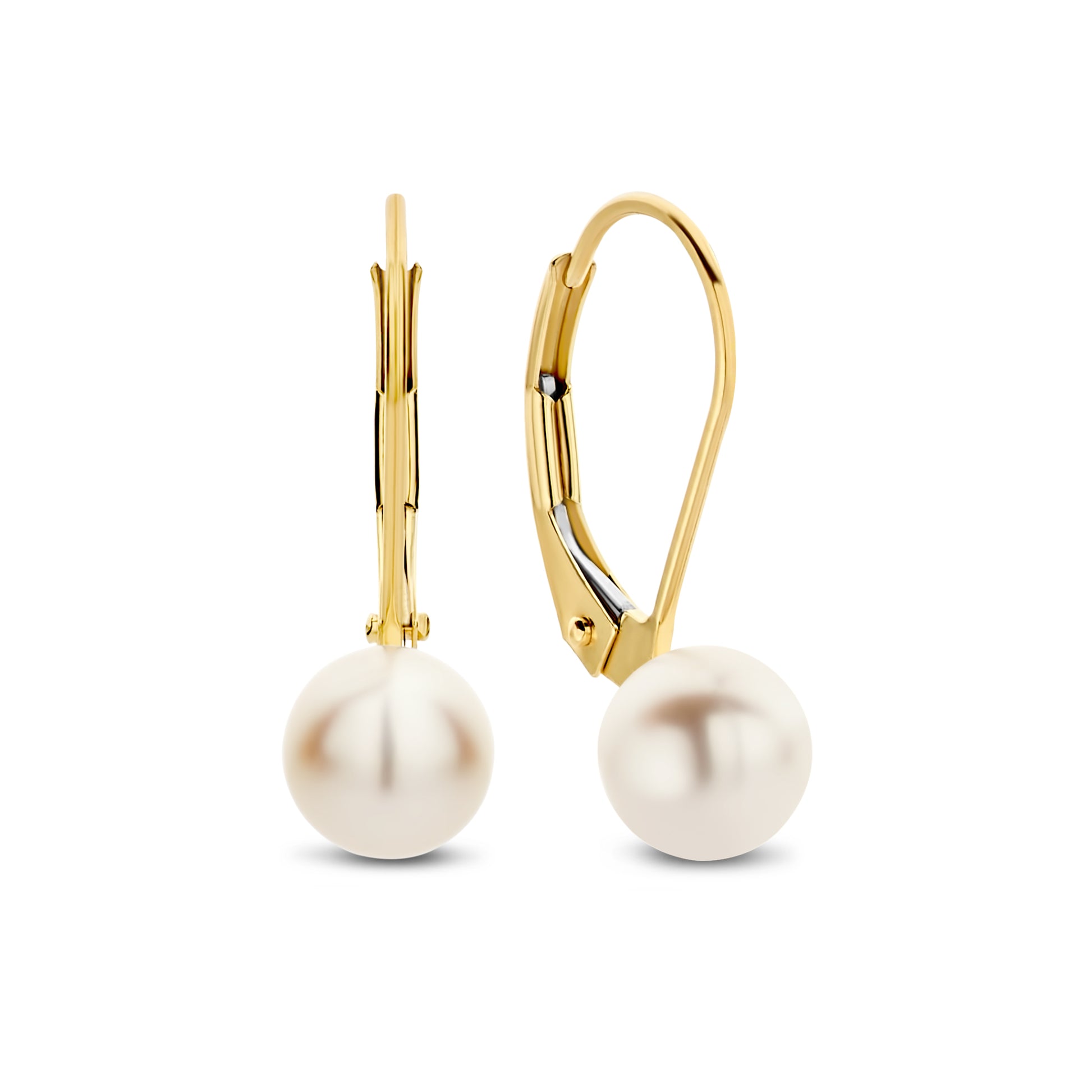 Regalo d'Amore 9 karaat gold hoop earrings and ear studs gift set - Beloro jewels