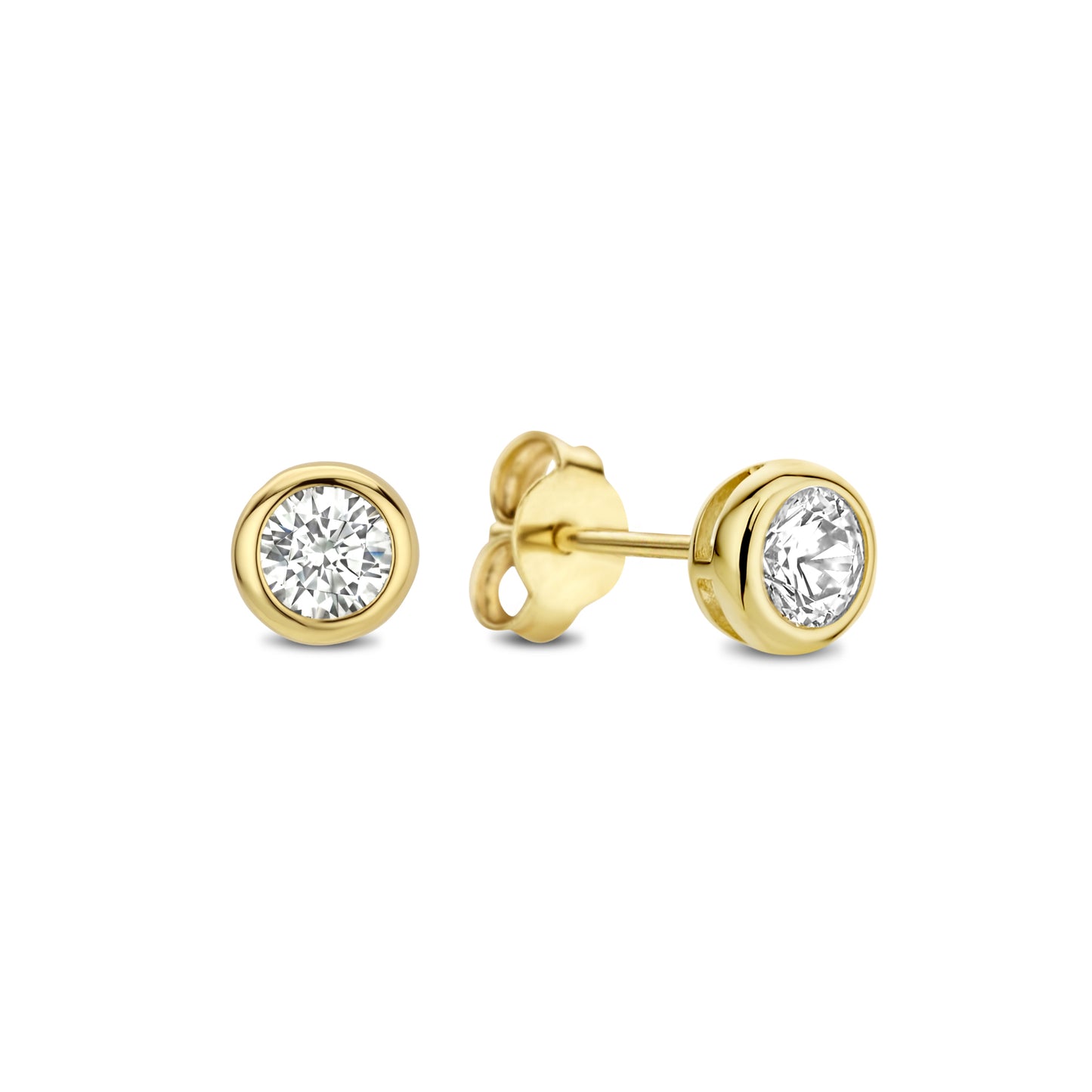 Regalo d'Amore 9 karaat gold hoop earrings gift set - Beloro jewels