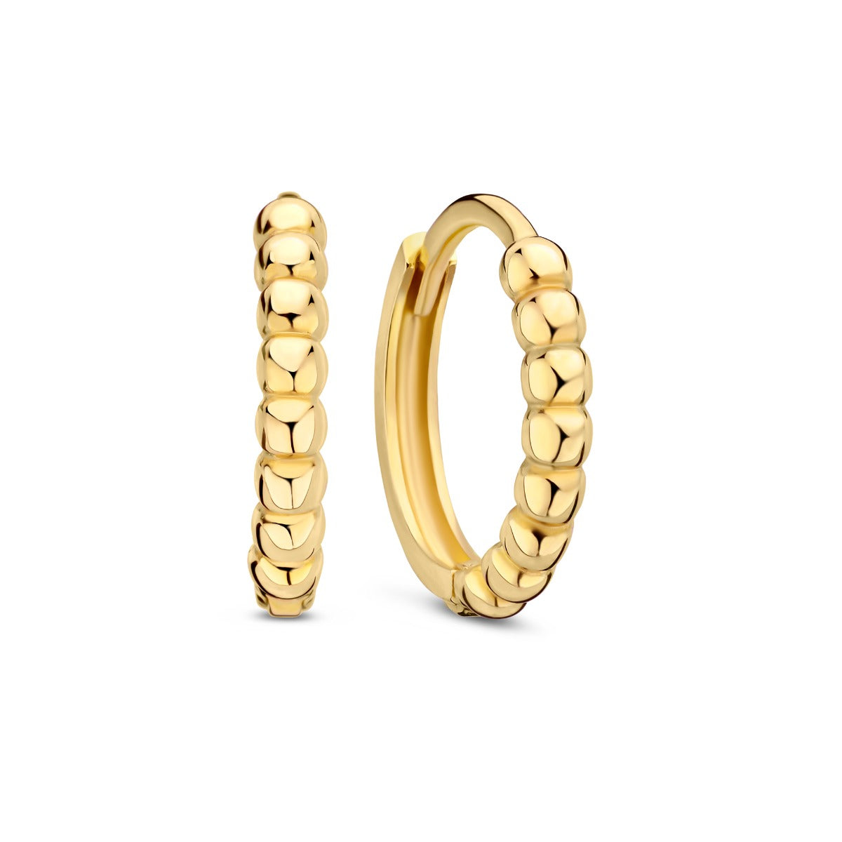 Regalo d'Amore 9 karat gold hoop earrings gift set - Beloro jewels