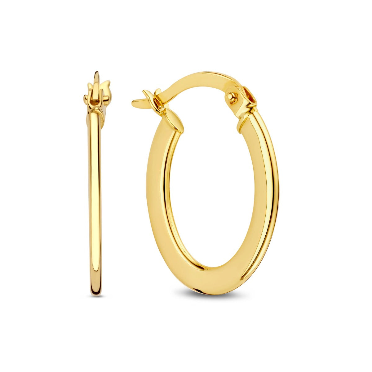 Regalo d'Amore 9 karat gold hoop earrings gift set - Beloro jewels