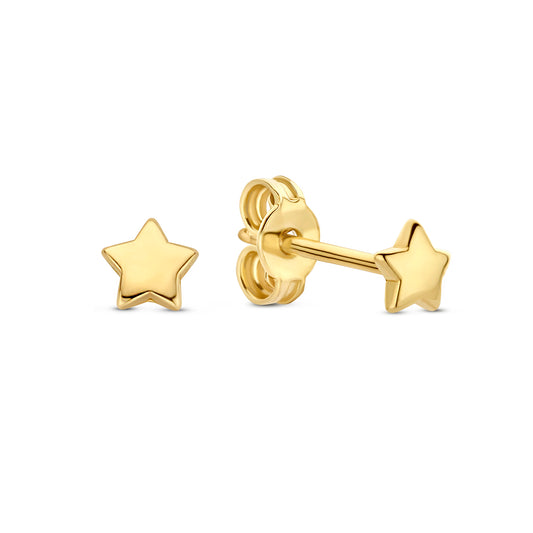 Della Spiga Ceri 9 karat guld stjerne ørestikker
