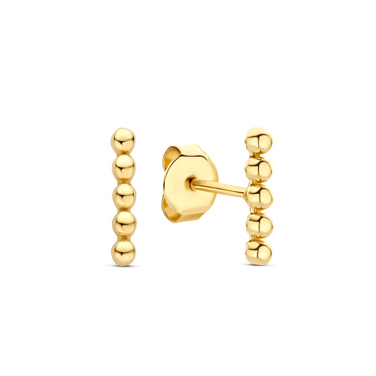 La Rinascente Elena 9 karat gold ear studs - Beloro jewels