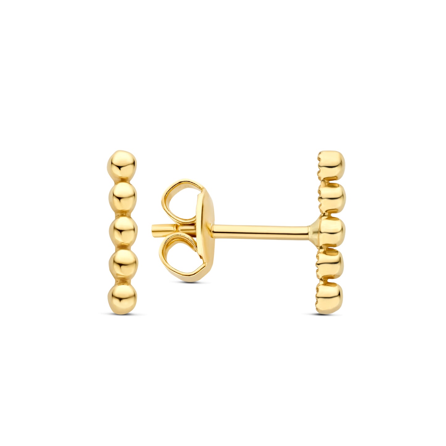 La Rinascente Elena 9 karat gold ear studs - Beloro jewels