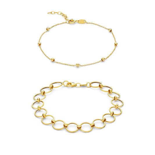 Regalo d'Amore 9 karat gold bracelet gift set - Beloro jewels