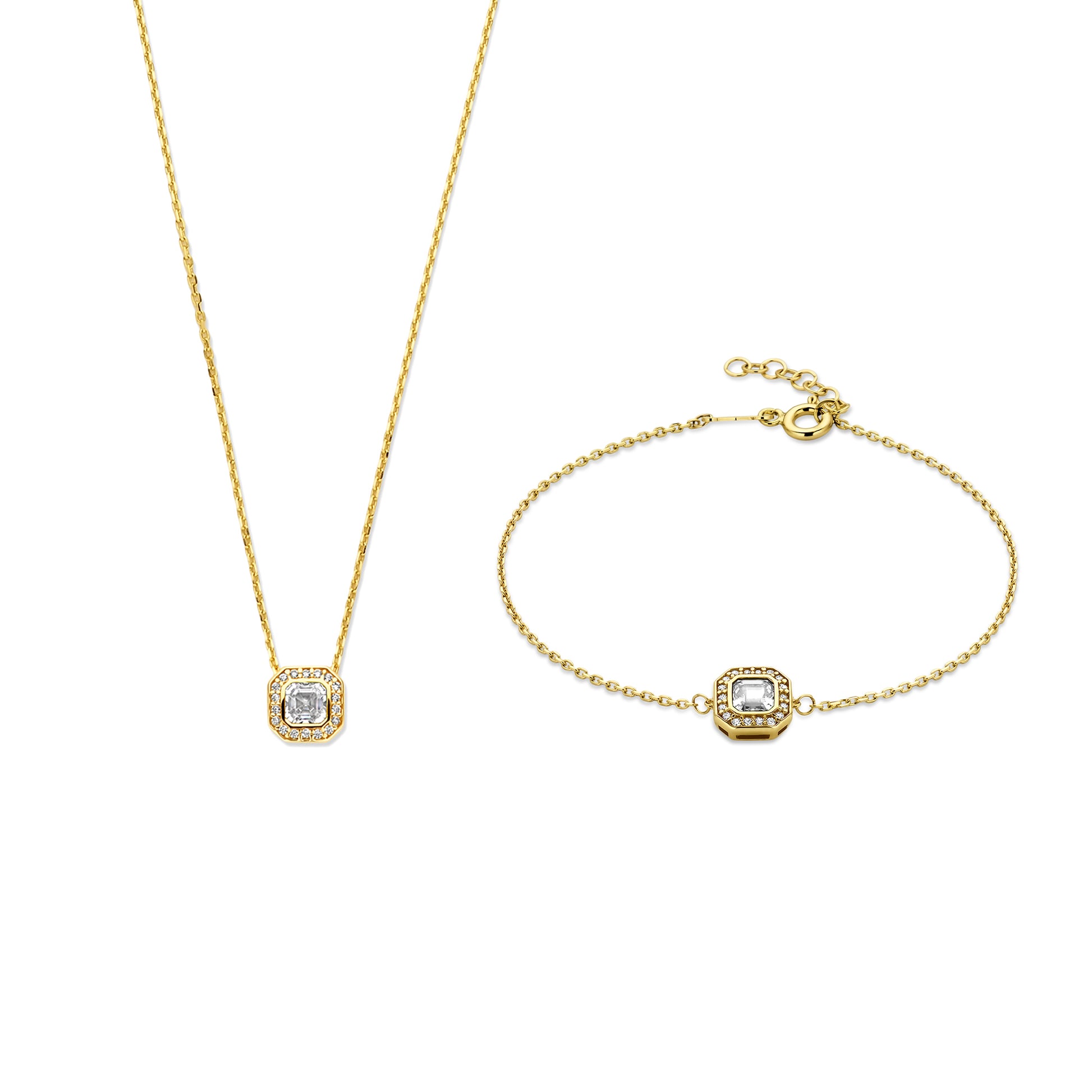 Regalo d'Amore 9 karat necklace and bracelet gift set - Beloro jewels