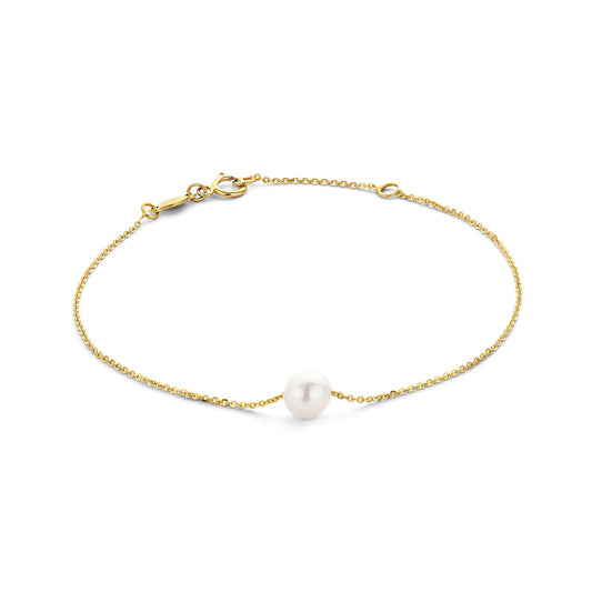 Monte Napoleone Perla bracelet en or 9 carats avec perle