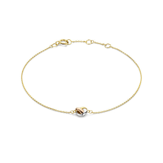 Della Spiga Mira bracciale in oro 9 carati con nodo