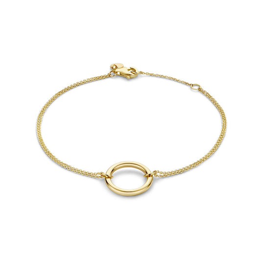 La Rinascente Constanza 9 karat gold bracelet with ring