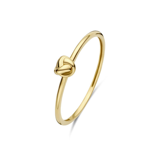 Della Spiga Emilia 9 karat gold ring with knot - Beloro jewels