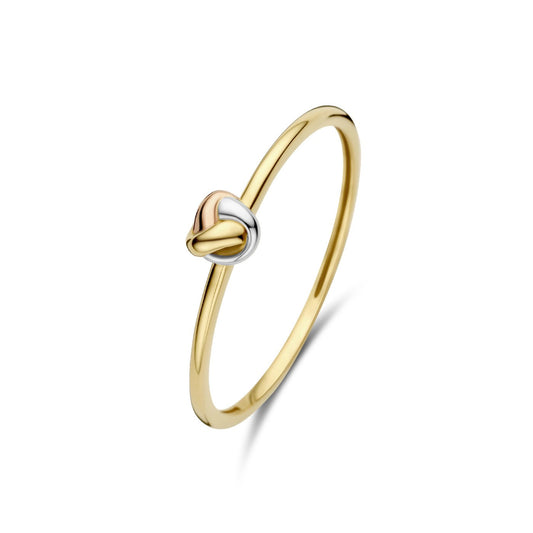 Della Spiga Mira anello in oro 9 carati con nodo