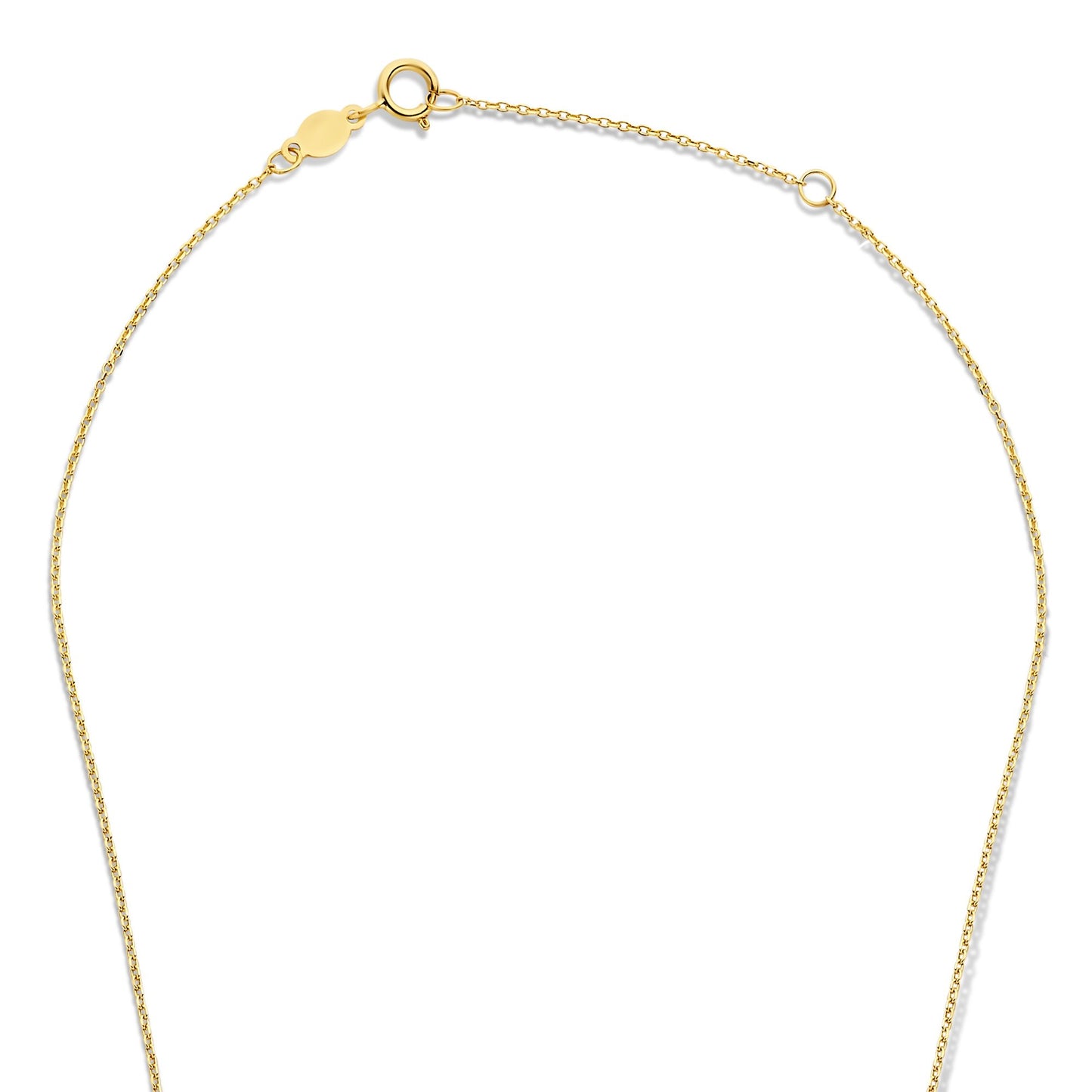 Della Spiga Felicia collier en or 9 carats avec le coeur