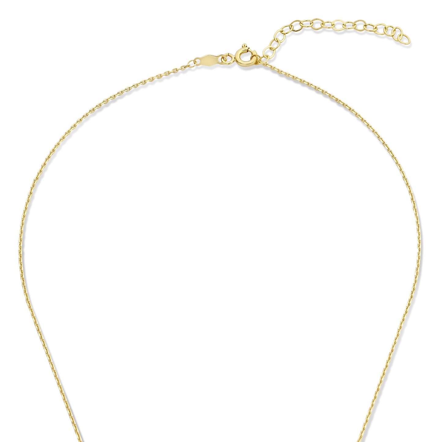 Monte Napoleone Stella 9 karat gold necklace with zirconia - Beloro jewels