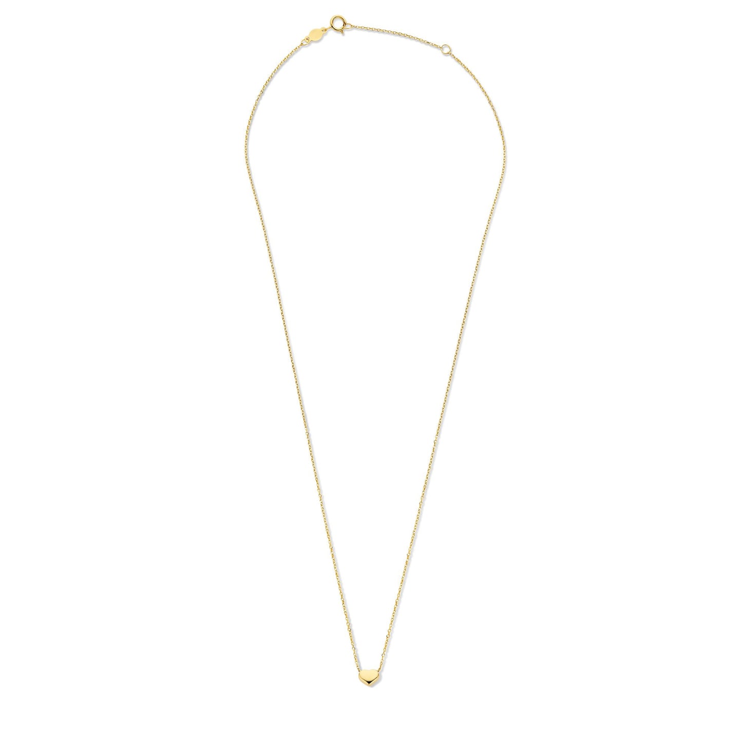 Della Spiga Giulietta 9 karat gold necklace with heart - Beloro jewels