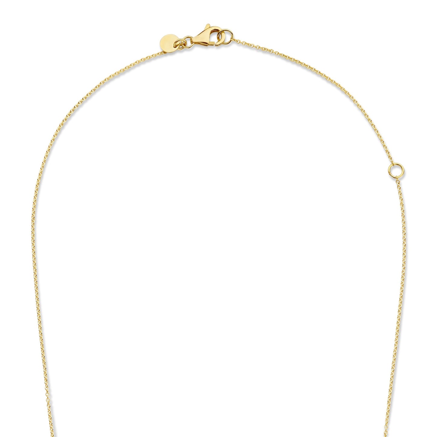 La Rinascente Donetta collana in oro 9 carati con barre ovali