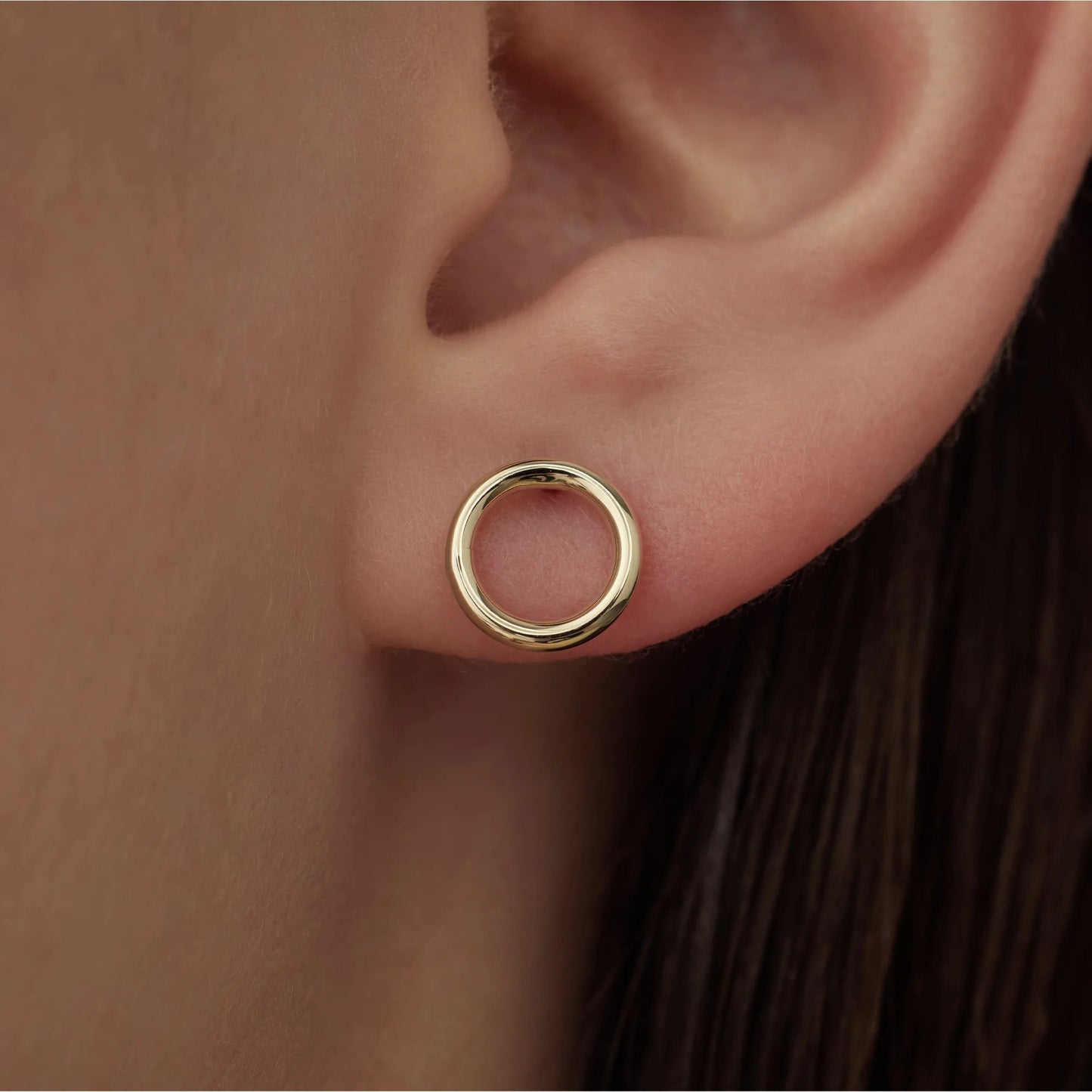 La Rinascente Velia 9 karat gold ear studs - Beloro jewels