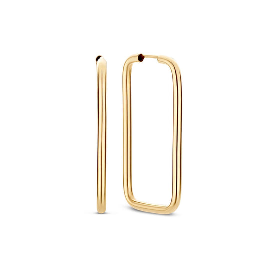 La Rinascente Ellisa 9 karat gold hoop earrings (28 mm) - Beloro jewels