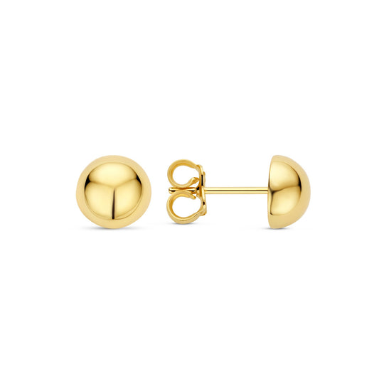 La Rinascente Maura 9 karat gold ear studs (8 mm) - Beloro jewels